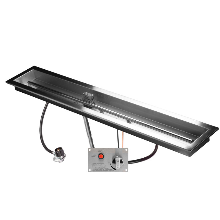 Celestial Fire Glass Linear CSA Certified Fire Pit Burner Kit